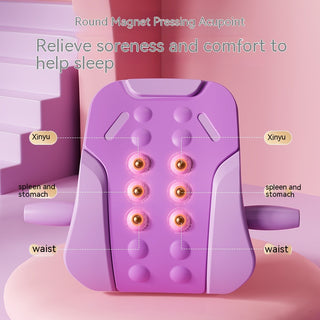 Round Magnet Pressing Acupoint Device in Purple Color, Designed to Relieve Soreness and Provide Comfort to Help with Sleep