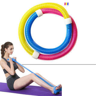 Colorful fitness hoop equipment for lose weight home bodybuilding exercises