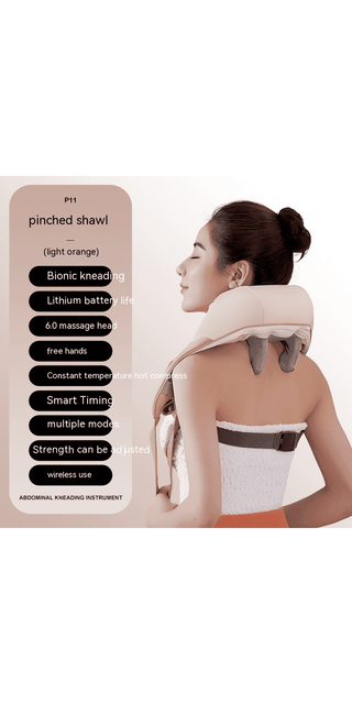 Masajeador de cuello para aliviar el dolor, rodillo de cuello de 360 ​​grados con 96 puntos de presión, rodillo de masaje para cuello, hombro, cintura, pierna, pie, herramienta relajante de mano