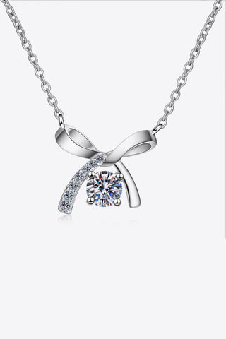 Elegant floral diamond pendant necklace in 925 sterling silver with sparkling crystals