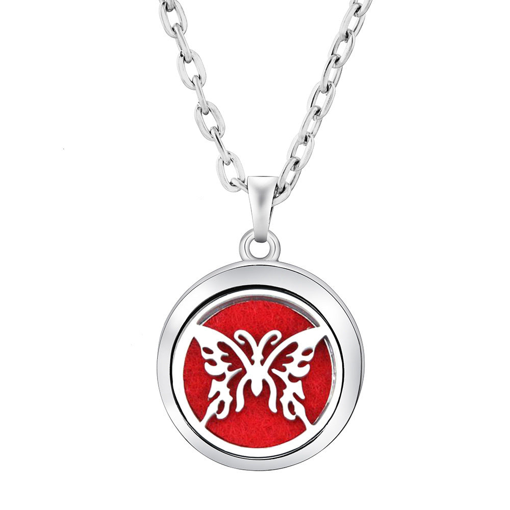 Collier Diffuseur Rond — Arbre de Vie & 9 Motifs