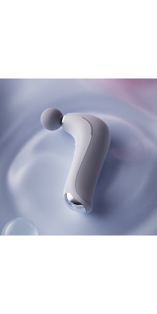 Sleek and sophisticated electric massage gun with deep tissue therapy capabilities, designed for targeted muscle relief.