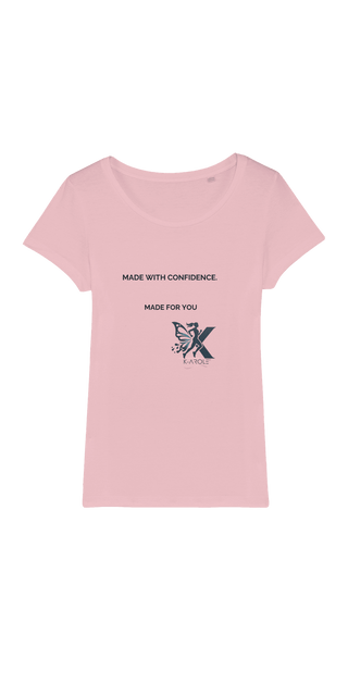 Organic Jersey Women's T-Shirt with Butterfly Graphic at K-AROLE Online Store