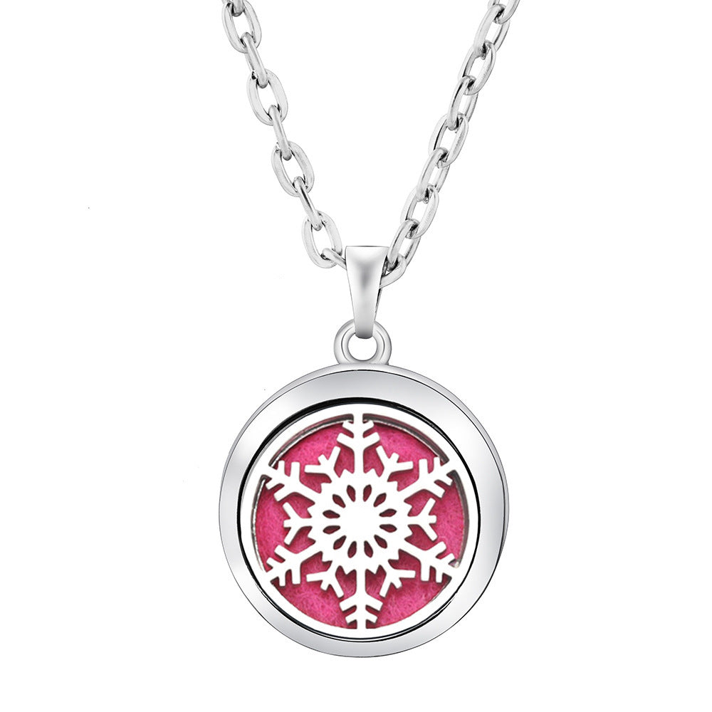 Collier Diffuseur Rond — Arbre de Vie & 9 Motifs