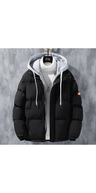 时尚冬季衬垫夹克-舒适保暖外套