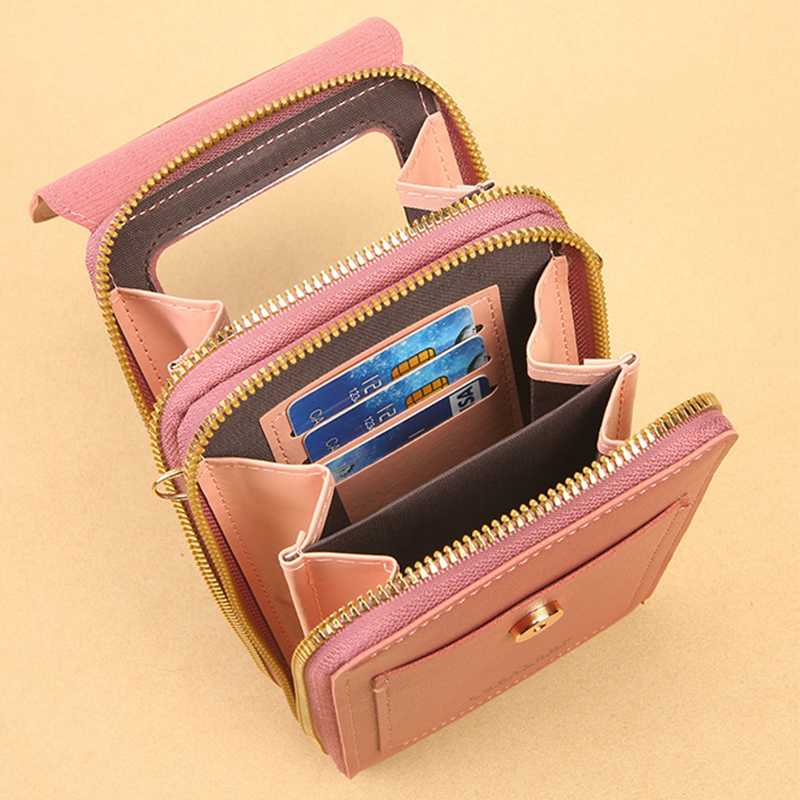 KAROLE®️ Elegant Crossbody Leather Phone Bag - Style Meets