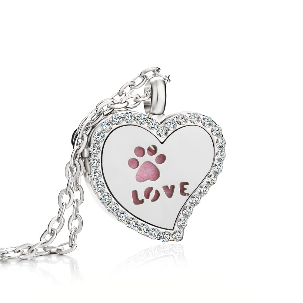 Heart Diffuser Necklace – Scented Jewelry by K‑AROLE™