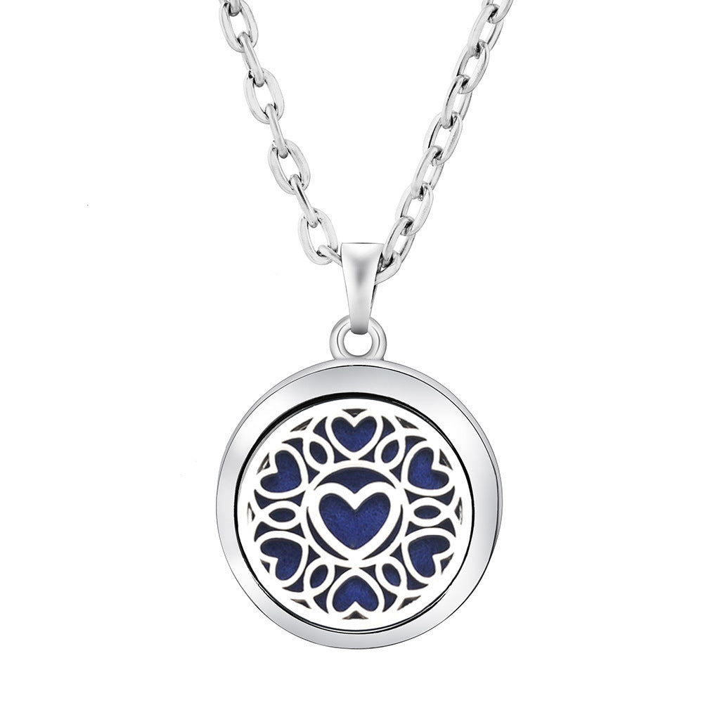 Collier Diffuseur Rond — Arbre de Vie & 9 Motifs