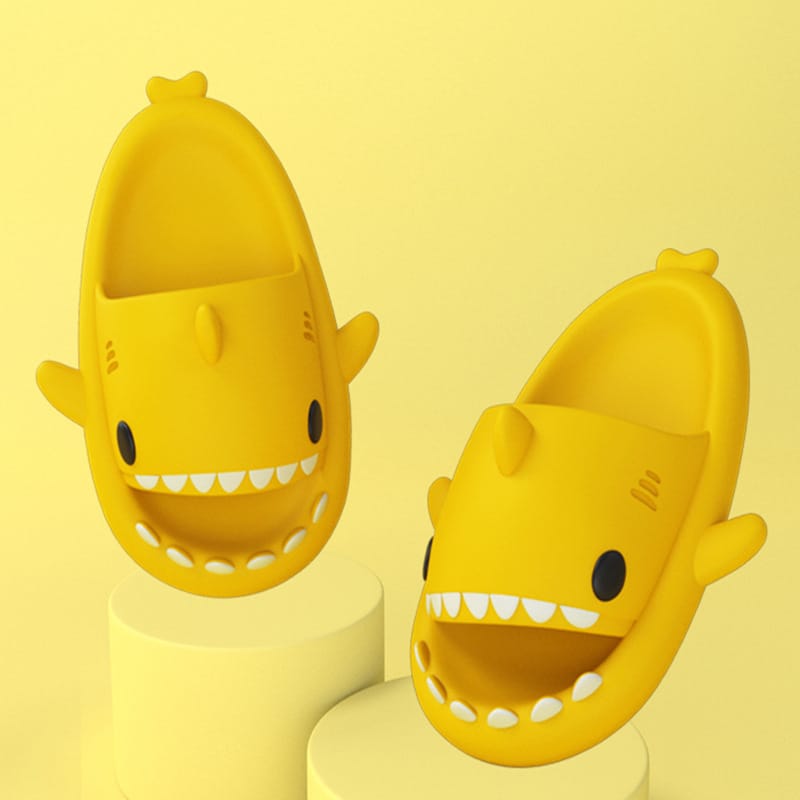 Cartoon Shark Slippers Image 3