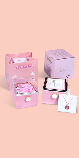 K-AROLE™️ Exquisite Rotating Rose Gift Box - Enchanting Valentine's Day Present
