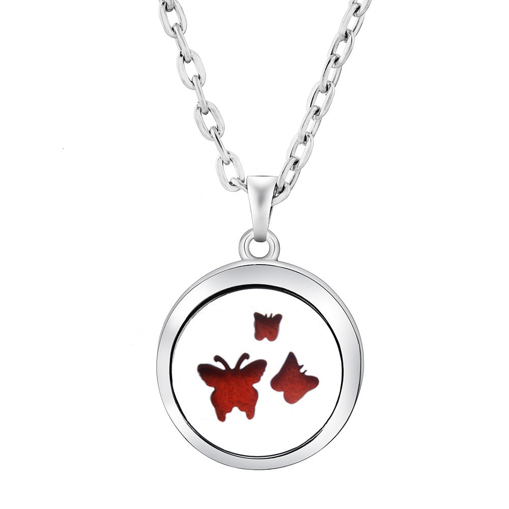 Collier Diffuseur Rond — Arbre de Vie & 9 Motifs