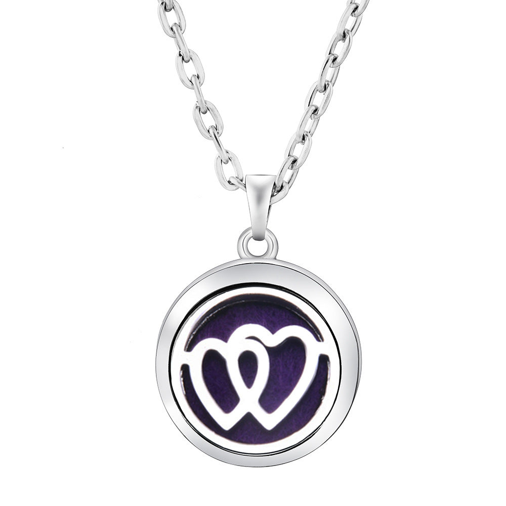 Collier Diffuseur Rond — Arbre de Vie & 9 Motifs