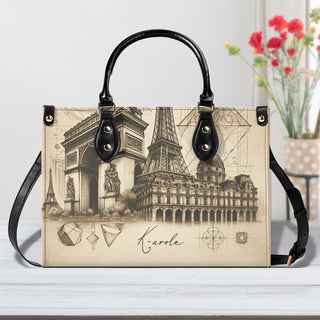 KAROLE®️ Elegant London Skyline Tote Bag - Handbag