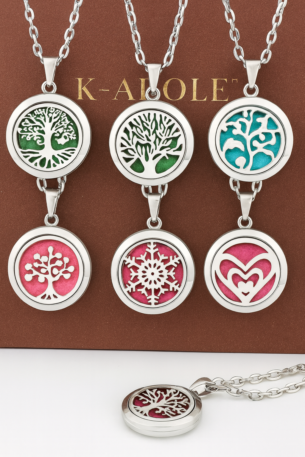 Collier Parfumé – Diffuseur d'Huiles Essentielles de Parfum Élégant