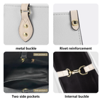 K-AROLE®️ Stylish PU Tote Bag for Women with Custom Print