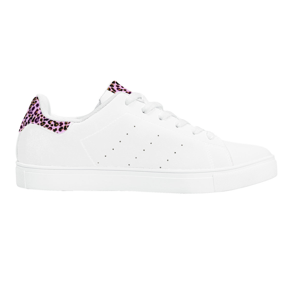 Trendy Low-Top Sneakers | Stylish Synthetic Leather Shoes –