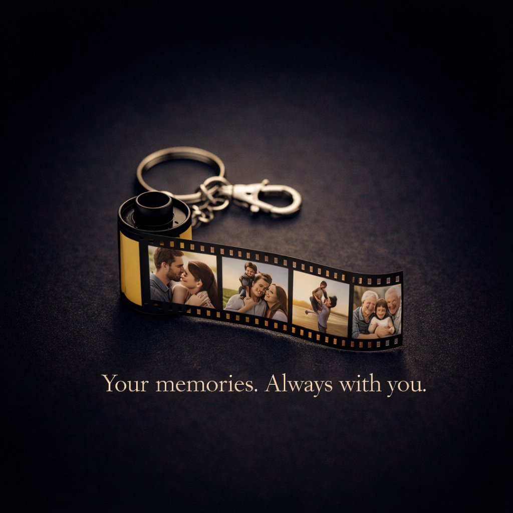 Porte-clés Film Photo Personnalisé – Vos souvenirs à portée de main