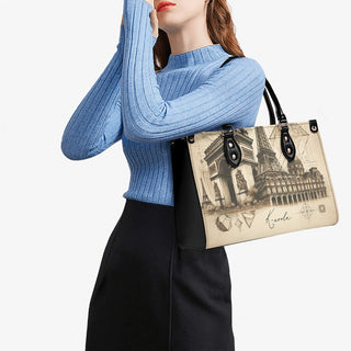 KAROLE®️ Elegant London Skyline Tote Bag - Handbag