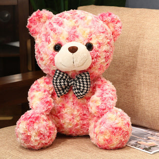 Valentinstag süße Rose kleine Bärenpuppe kleine Teddybärpuppe Ragdoll Plüschtier