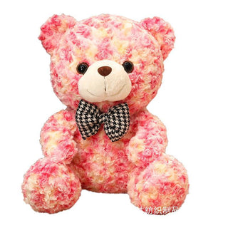 Dia dos namorados bonito rosa pequeno urso boneca tamanho pequeno ursinho boneca ragdoll brinquedo de pelúcia