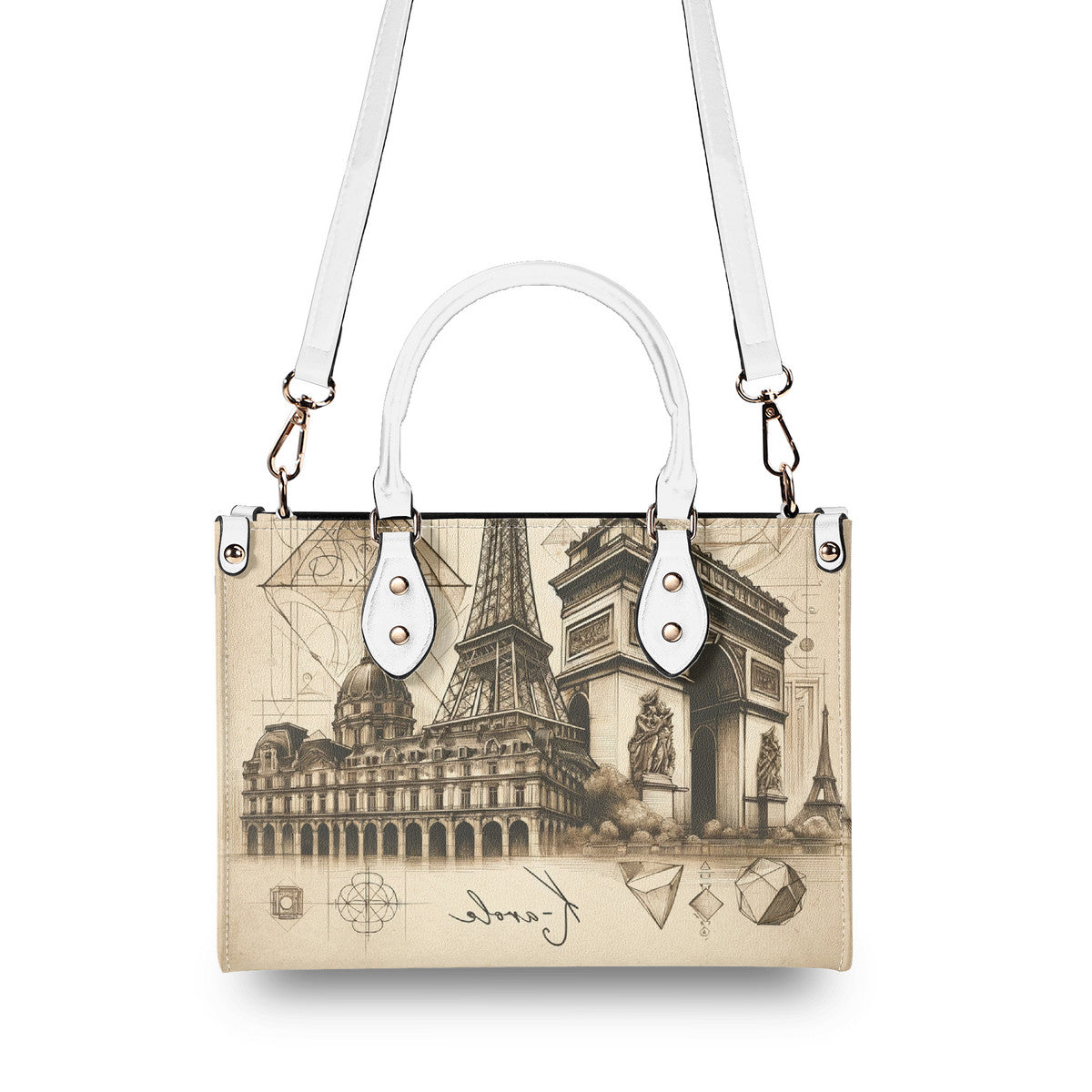 KAROLE®️ Elegant London Skyline Tote Bag - Handbag