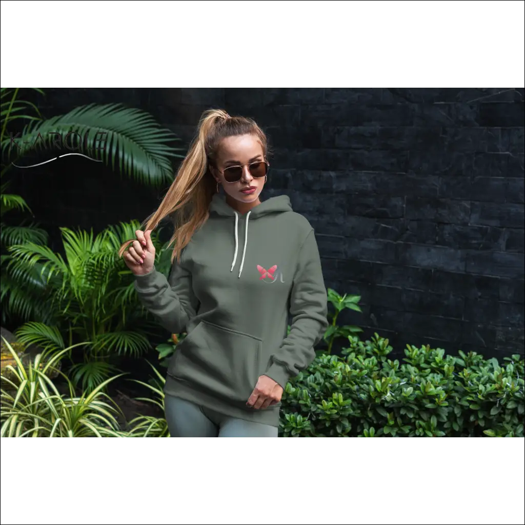 OPTIMIZE_BACKUP_PRODUCT_Hoodie, sweatshirt, hooded  K-AROLE pull vert tendresse