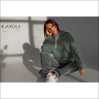 OPTIMIZE_BACKUP_PRODUCT_Hoodie, sweatshirt, hooded  K-AROLE pull vert tendresse