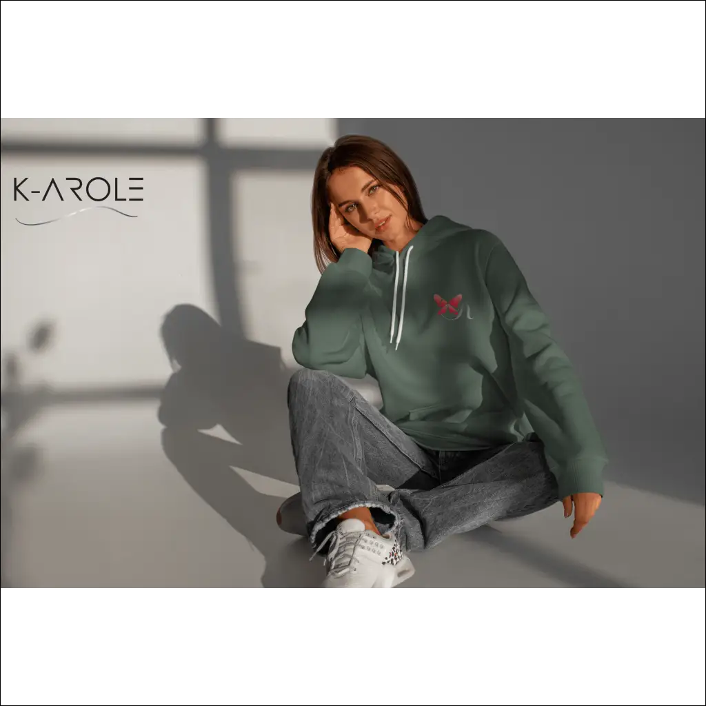 OPTIMIZE_BACKUP_PRODUCT_Hoodie, sweatshirt, hooded  K-AROLE pull vert tendresse