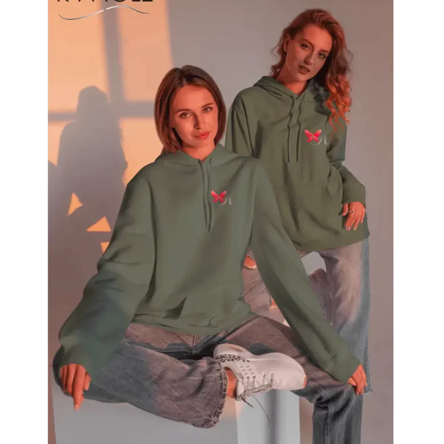 OPTIMIZE_BACKUP_PRODUCT_Hoodie, sweatshirt, hooded  K-AROLE pull vert tendresse
