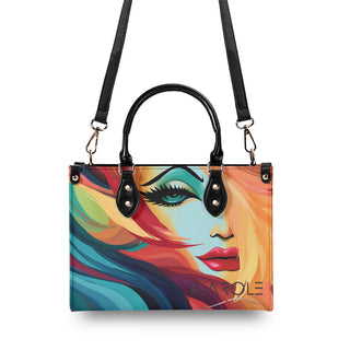 KAROLE®️ Vibrant Multicolored Leather Tote Bag - Exquisite