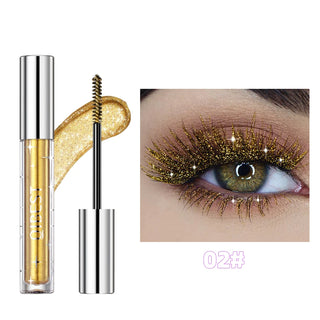 Sparkling Gold Eye Mascara - Lengthening and Curling Mascara for Glamorous Lashes from K-AROLE