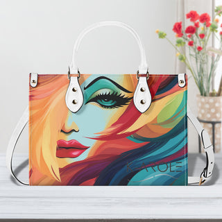 KAROLE®️ Vibrant Multicolored Leather Tote Bag - Exquisite