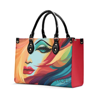 KAROLE®️ Vibrant Multicolored Leather Tote Bag - Exquisite