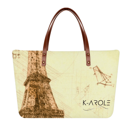 Exclusive K-AROLE Signature Eiffel Tower Tote Bag - K-AROLE