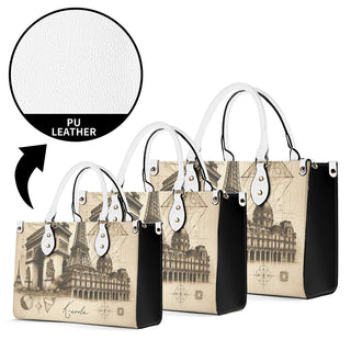 KAROLE®️ Elegant London Skyline Tote Bag - S / Black