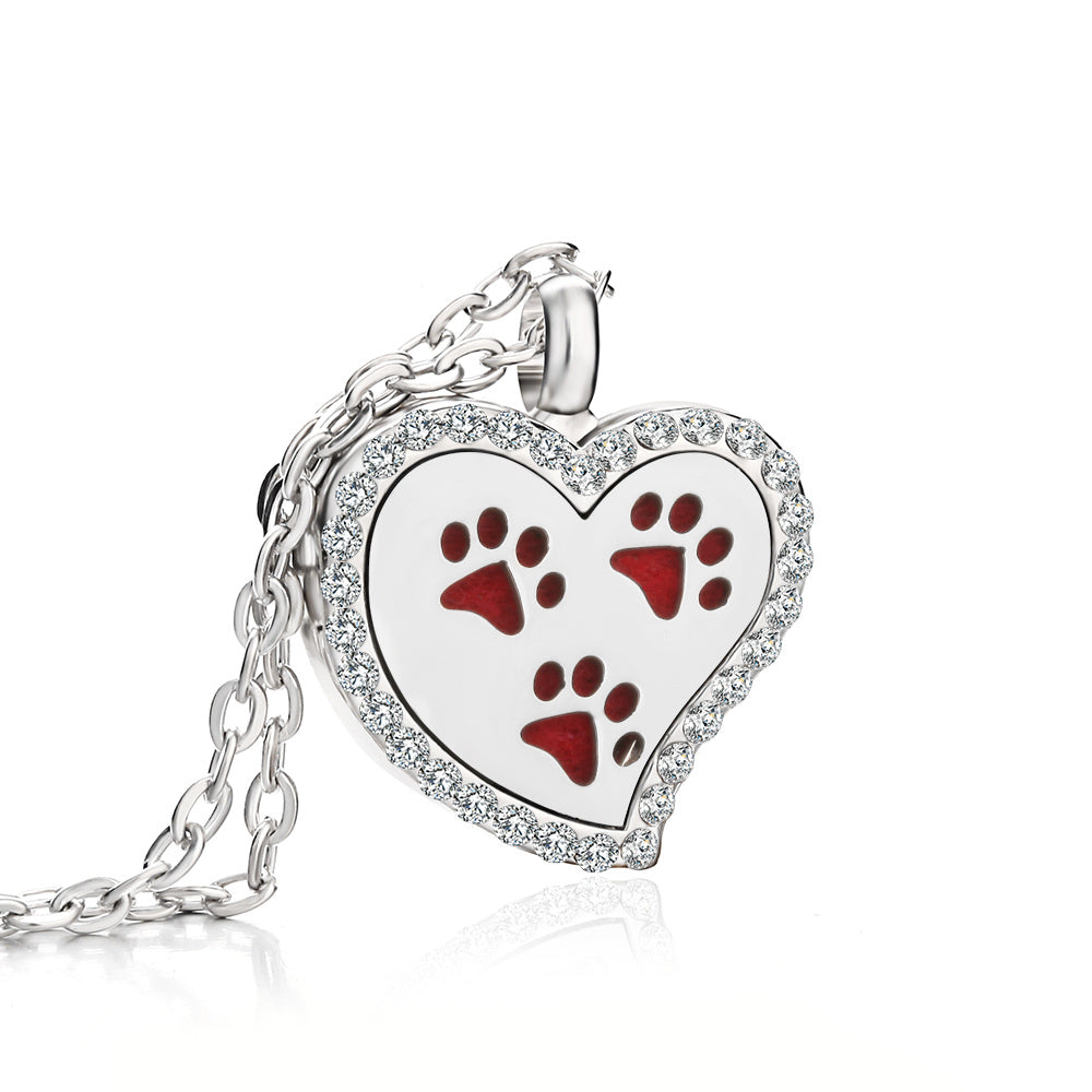 Collier Diffuseur Cœur — 18 Motifs au Choix