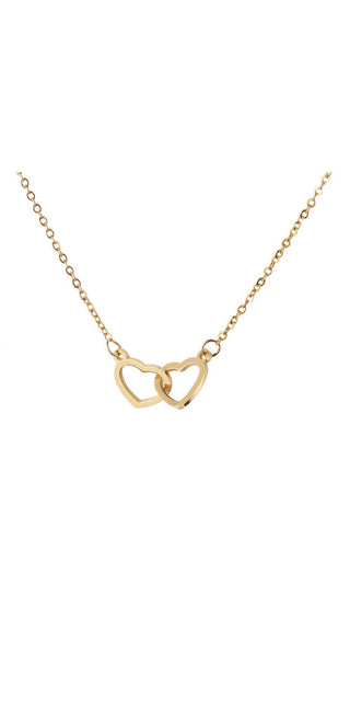 Elegant gold-tone heart-shaped proposal box necklace from K-AROLE, a women's fashion and accessories brand offering trendy, comfortable styles to elevate your look.