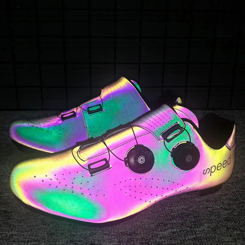 Professional Racing Road Bike Sneakers Colorful Light