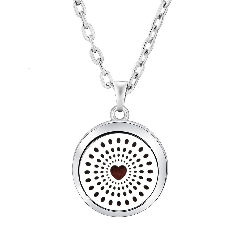 Collier Diffuseur Rond — Arbre de Vie & 9 Motifs