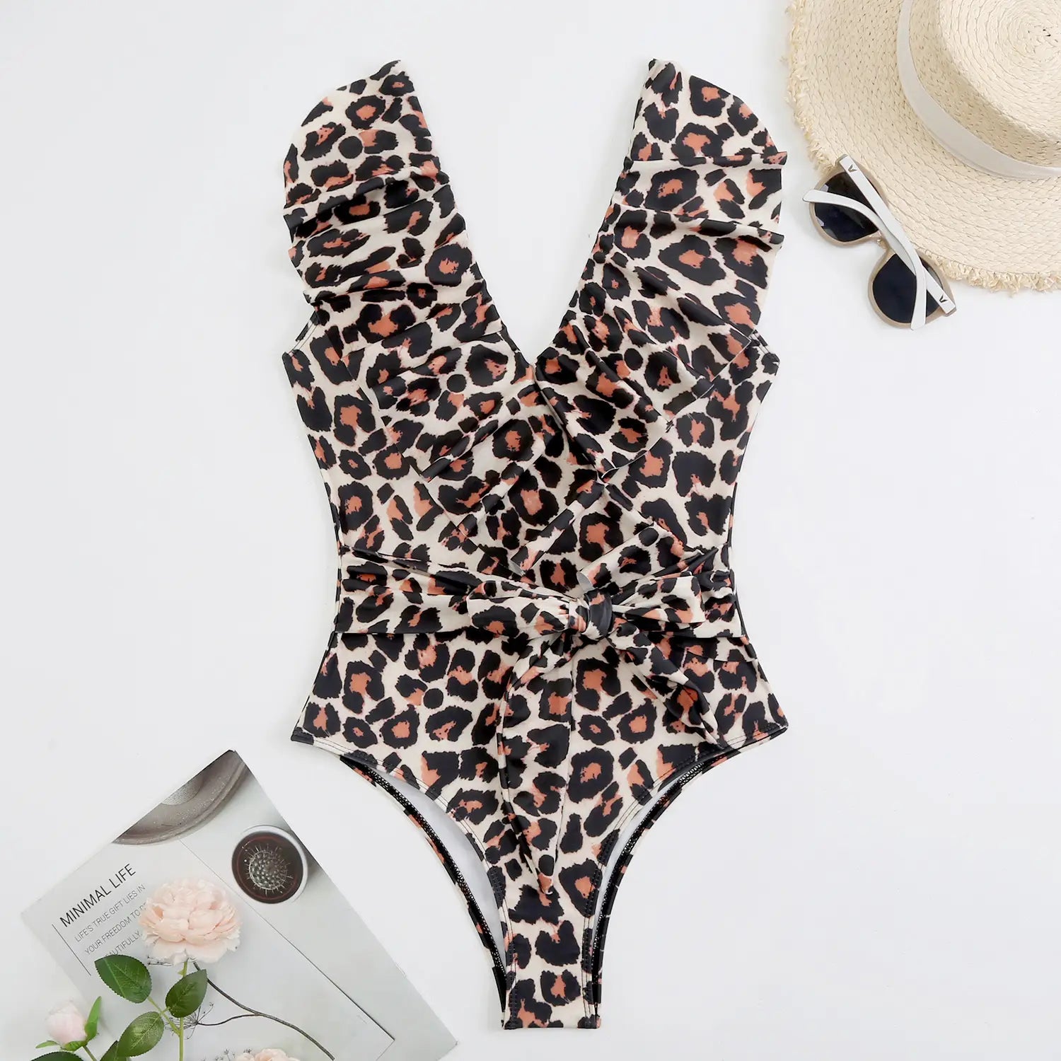 Swimsuit Lace Up Ladies One Piece Bikini