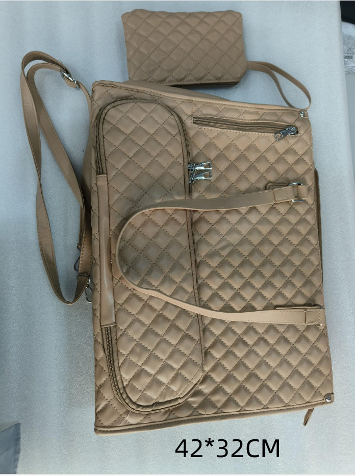 Sac fourre-tout tendance pour femme, isotherme, étanche, à bandoulière, pour ordinateur, matelassé, grande capacité, avec porte-monnaie