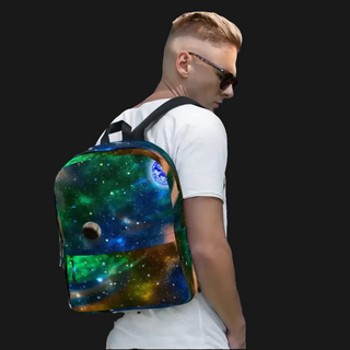K-AROLE Galaxy Print Medium Backpack - Elevate Your Adventure Style