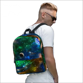 Experience Adventure and Style: Get Your Own Galaxy Print Medium Backpack K-AROLE