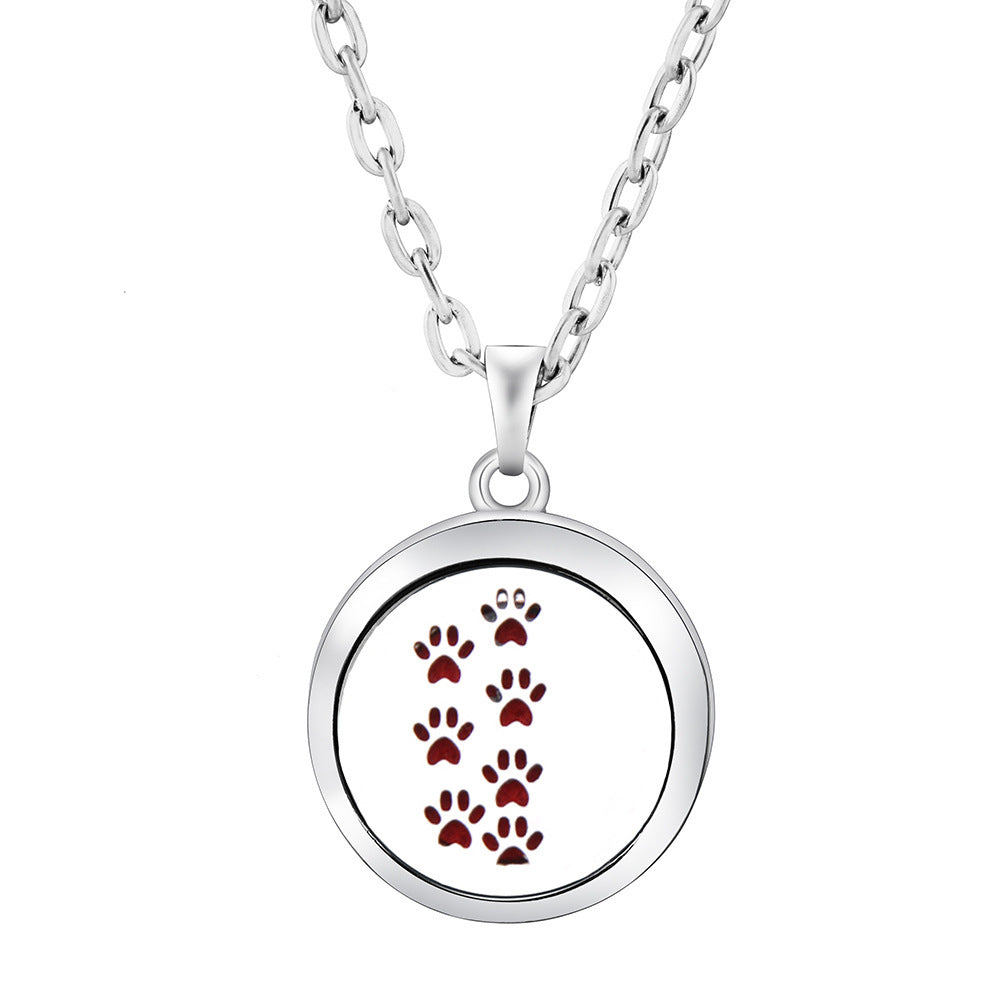 Collier Diffuseur Rond — Arbre de Vie & 9 Motifs