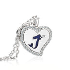 Collier Diffuseur d’Huiles Essentielles Cœur – Bien-Être Nomade | K-AROLE