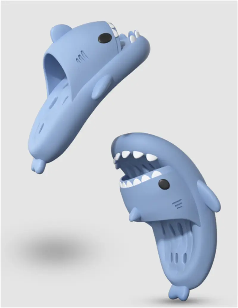 Shark Design Slippers Image 12