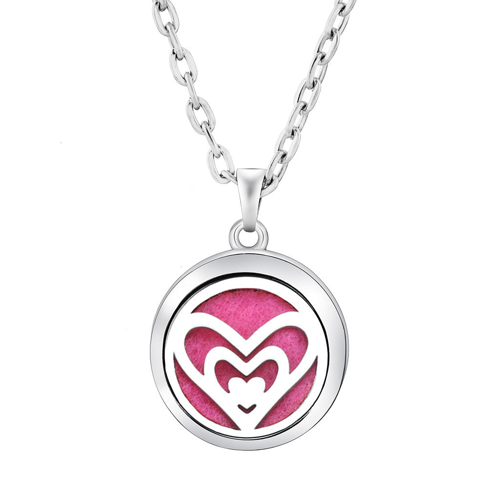 Collier Diffuseur Rond — Arbre de Vie & 9 Motifs