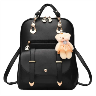 Chic Floral Backpack with Embroidered Details - bags