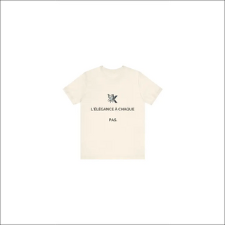 Comfortable Cotton K-arole Lifestyle Logo T-Shirt - Natural