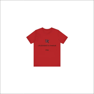 Comfortable Cotton K-arole Lifestyle Logo T-Shirt - Red / S